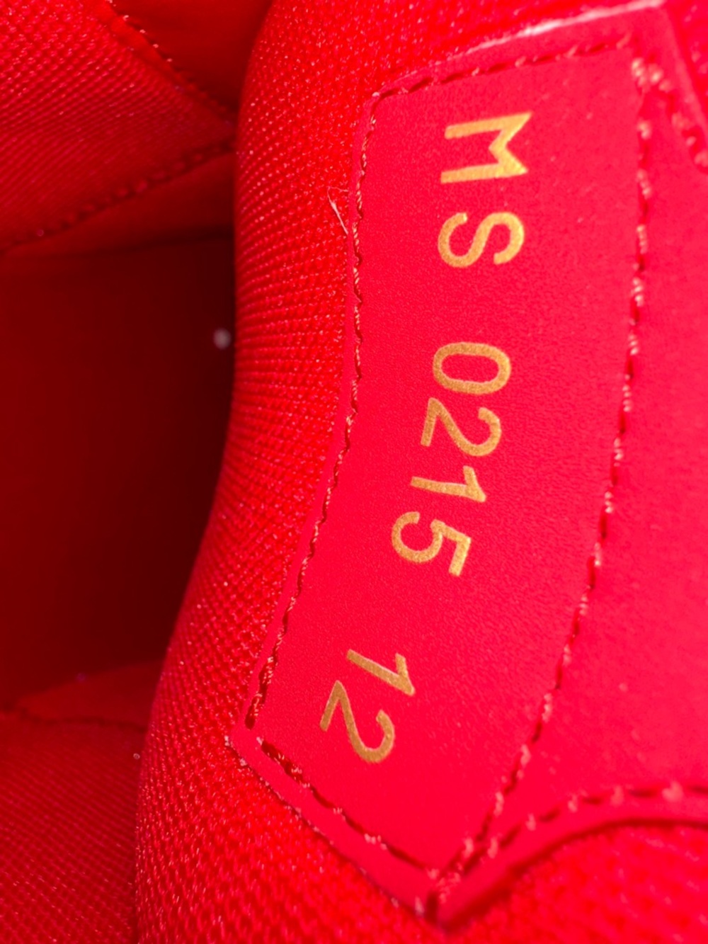 Louis Vuitton Vibrant Red Sporty Sneaker Accent - Picture 4 of 10